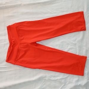 Orange Athletic Capris